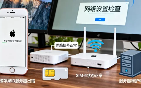连接苹果6id服务器出错怎么办，是什么原因造成的？