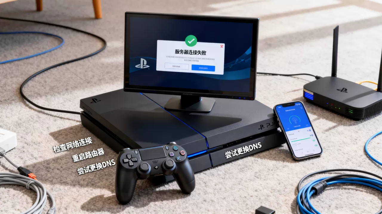 PS4服务器连接失败怎么办,PS4连不上服务器怎么解决? PS4服务器连接失败怎么办,PS4连不上服务器怎么解决?