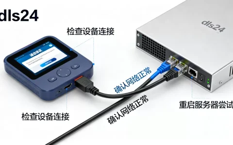 dls24设备通信出错怎么解决？服务器连接失败怎么办？