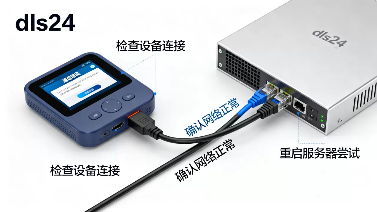 dls24设备通信出错怎么解决?服务器连接失败怎么办? dls24设备通信出错怎么解决?服务器连接失败怎么办?