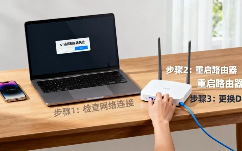 cf出现网络原因连接服务器失败怎么办，如何解决？