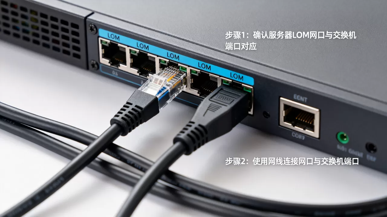 服务器LOM网口连接交换机怎么设置?,具体步骤是什么? 服务器LOM网口连接交换机怎么设置?,具体步骤是什么?