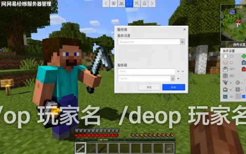 我的世界网易手机版服务器如何给op,op权限指令是什么