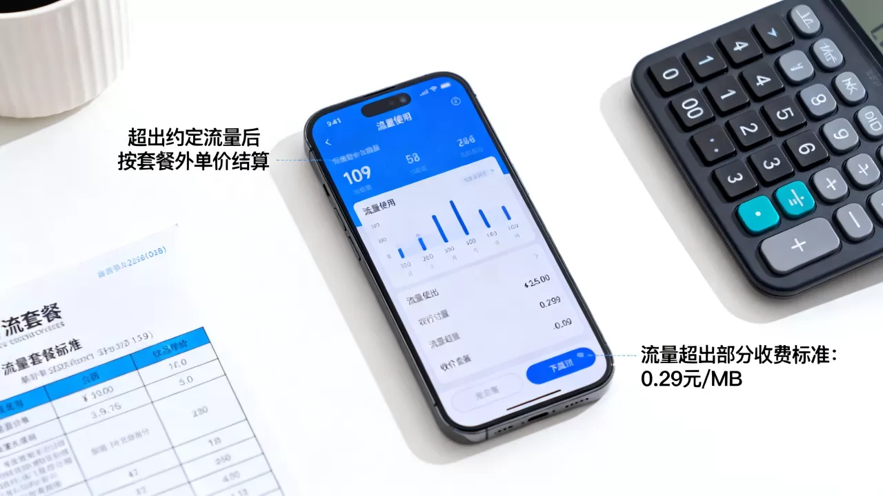 超出约定流量后按什么结算,流量超出部分收费标准? 超出约定流量后按什么结算,流量超出部分收费标准?