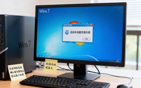 Win7连接本地服务器失败怎么办，原因有哪些？