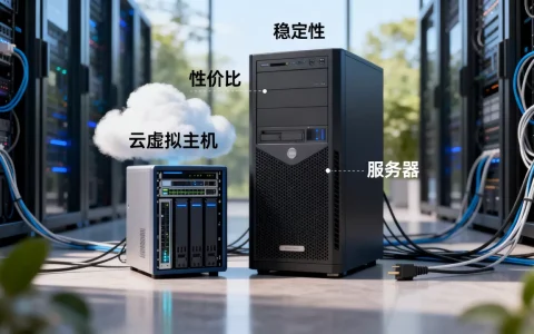 云虚拟主机和服务器有什么区别，哪个更稳定性价比高？