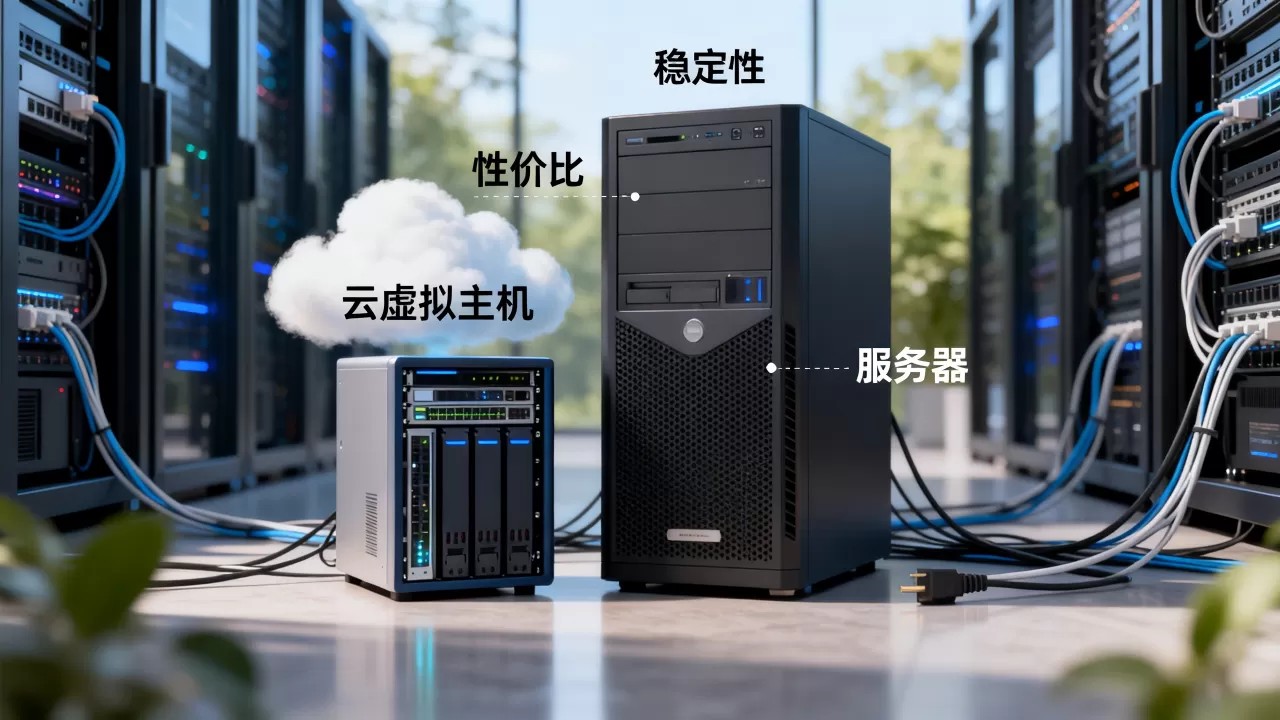 云虚拟主机和服务器有什么区别,哪个更稳定性价比高? 云虚拟主机和服务器有什么区别,哪个更稳定性价比高?