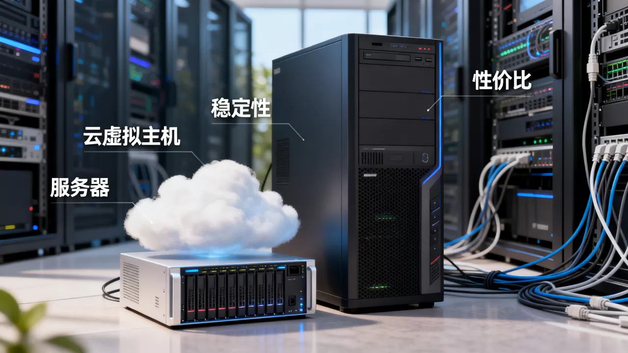 云虚拟主机和服务器有什么区别,哪个更稳定性价比高? 云虚拟主机和服务器有什么区别,哪个更稳定性价比高?
