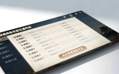 镇魔曲服务器互通有哪些，怎么查最新列表？
