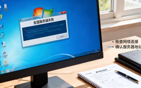 w7系统桌面配置服务器失败怎么解决，配置服务器失败原因有哪些