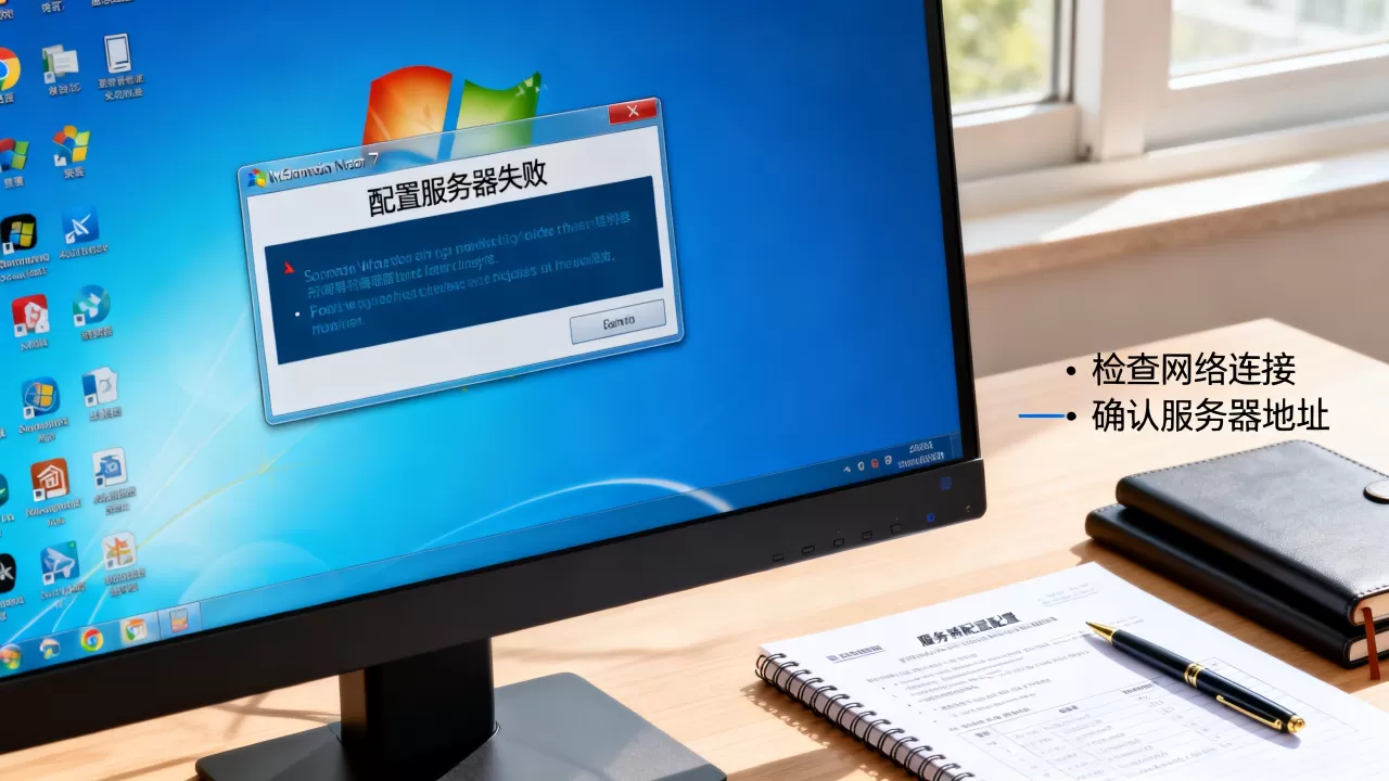 w7系统桌面配置服务器失败怎么解决,配置服务器失败原因有哪些 w7系统桌面配置服务器失败怎么解决,配置服务器失败原因有哪些