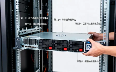 hp dl388服务器怎么从机柜拆下来？,拆卸步骤教程