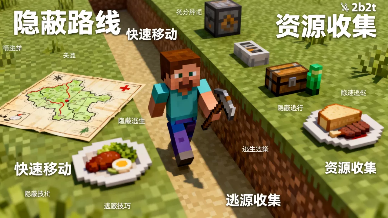 我的世界2b2t服务器如何逃离,有哪些逃生技巧? 我的世界2b2t服务器如何逃离,有哪些逃生技巧?