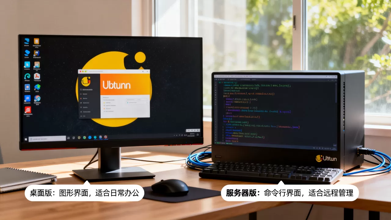 Ubuntu桌面版和服务器版怎么查看,有什么区别? Ubuntu桌面版和服务器版怎么查看,有什么区别?