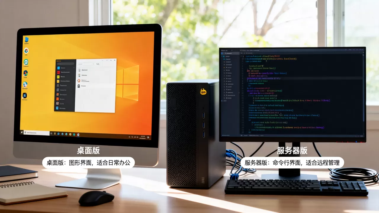 Ubuntu桌面版和服务器版怎么查看,有什么区别? Ubuntu桌面版和服务器版怎么查看,有什么区别?