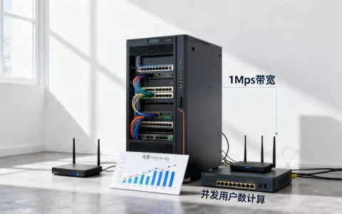 服务器1mbps带宽能支持多少用户，怎么计算并发量？