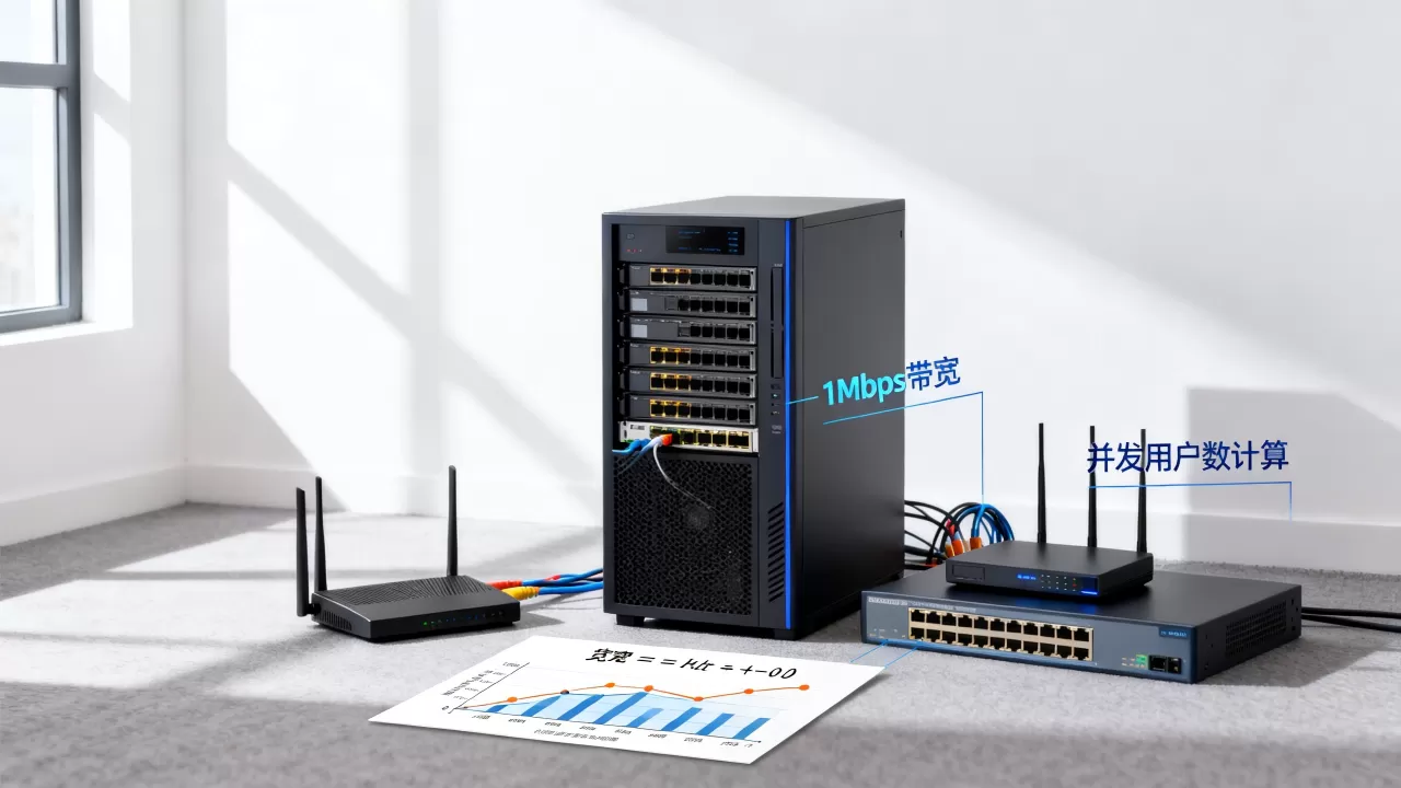 服务器1mbps带宽能支持多少用户,怎么计算并发量? 服务器1mbps带宽能支持多少用户,怎么计算并发量?