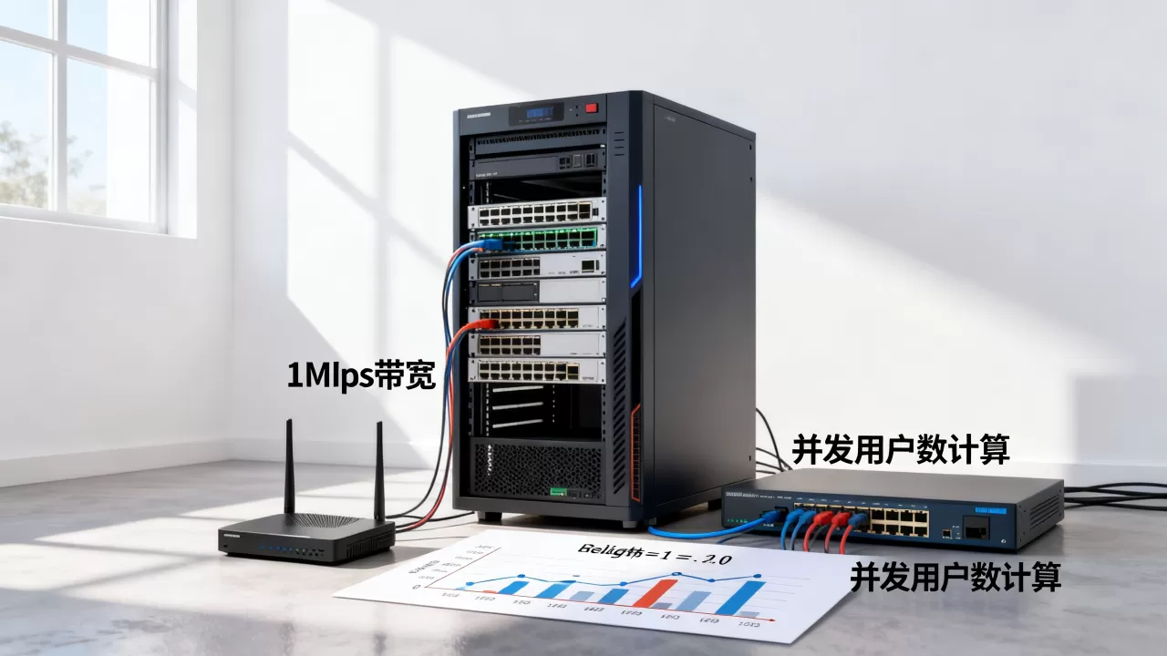 服务器1mbps带宽能支持多少用户,怎么计算并发量? 服务器1mbps带宽能支持多少用户,怎么计算并发量?