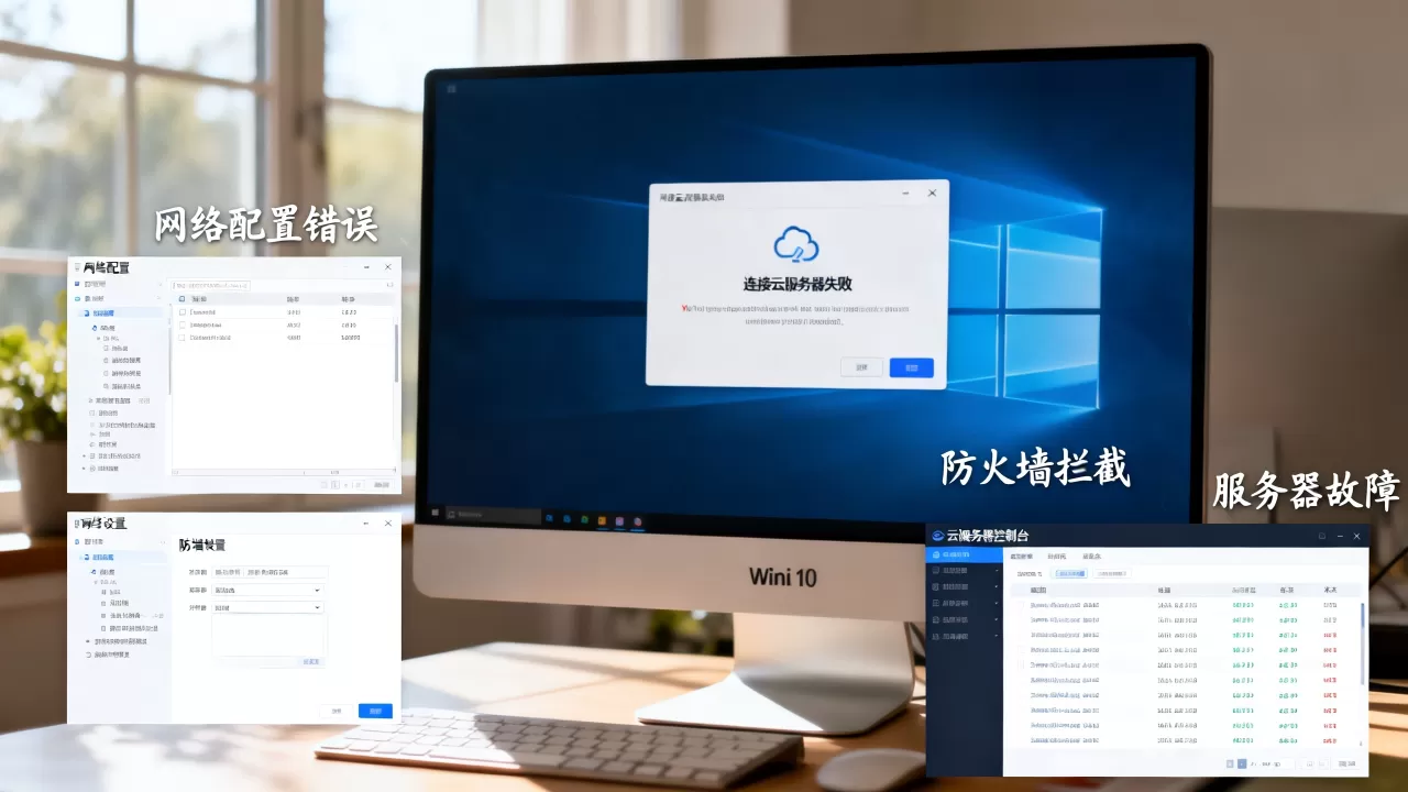 win10连接云服务器为何失败,常见原因有哪些? win10连接云服务器为何失败,常见原因有哪些?