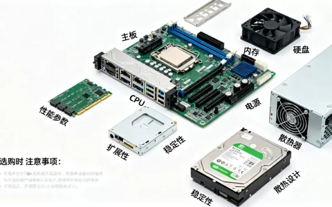 传统服务器由哪些部分组成？，选购时需要注意什么？