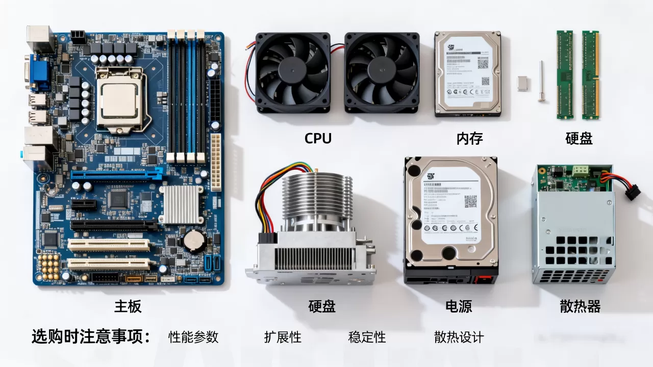 传统服务器由哪些部分组成?,选购时需要注意什么? 传统服务器由哪些部分组成?,选购时需要注意什么?