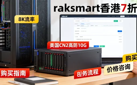 raksmart香港7折怎么买,美国CN2高防10G多少钱