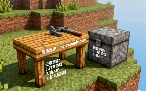 我的世界空岛服务器IP是多少？，怎么进服？