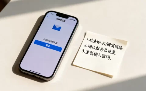 iPhone邮箱连不上服务器怎么办，iphone邮件接收失败