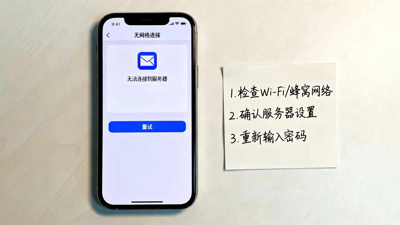 iPhone邮箱连不上服务器怎么办,iphone邮件接收失败 iPhone邮箱连不上服务器怎么办,iphone邮件接收失败