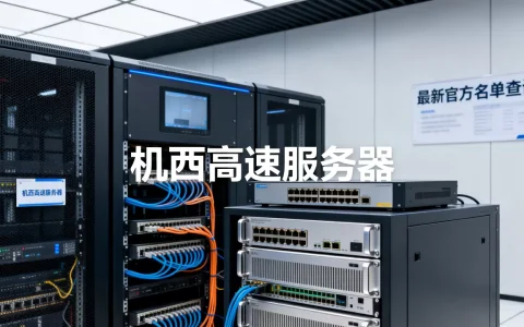 机西高速服务器有哪些，最新官方名单在哪里查？