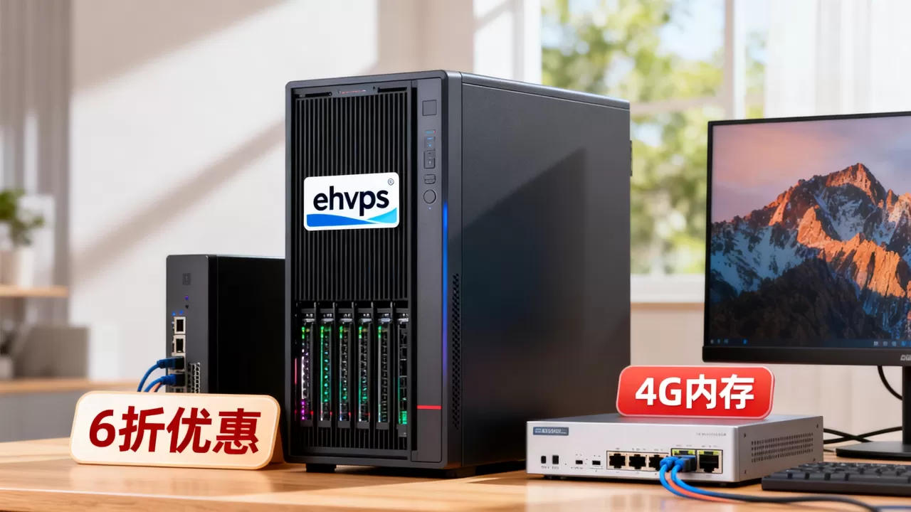 ehvps的6折优惠和4G内存是否适合建站,怎么样? ehvps的6折优惠和4G内存是否适合建站,怎么样?