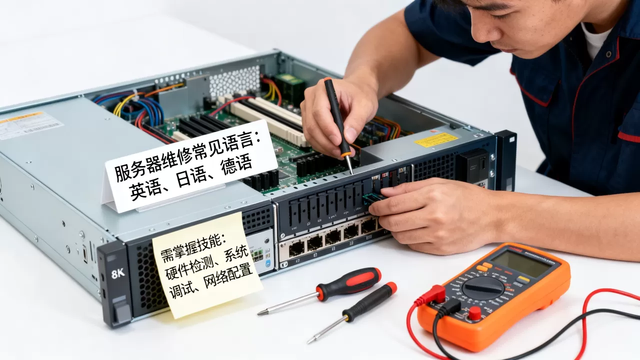 服务器维修常见语言有哪些,需要掌握什么技能? 服务器维修常见语言有哪些,需要掌握什么技能?