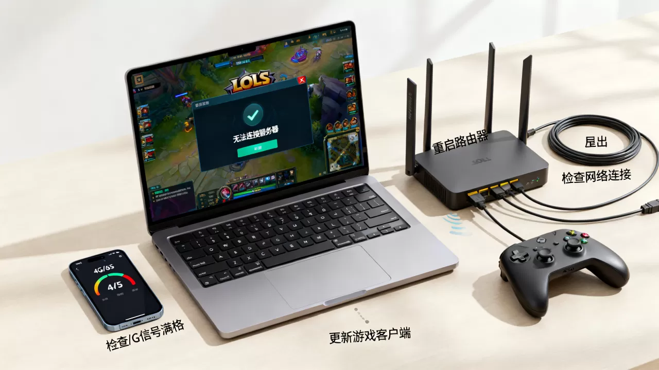 为什么LOL一直无法连接服务器?,连接失败怎么解决 为什么LOL一直无法连接服务器?,连接失败怎么解决