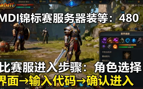 MDI锦标赛服务器装等到底多少？，魔兽MDI比赛服怎么进？