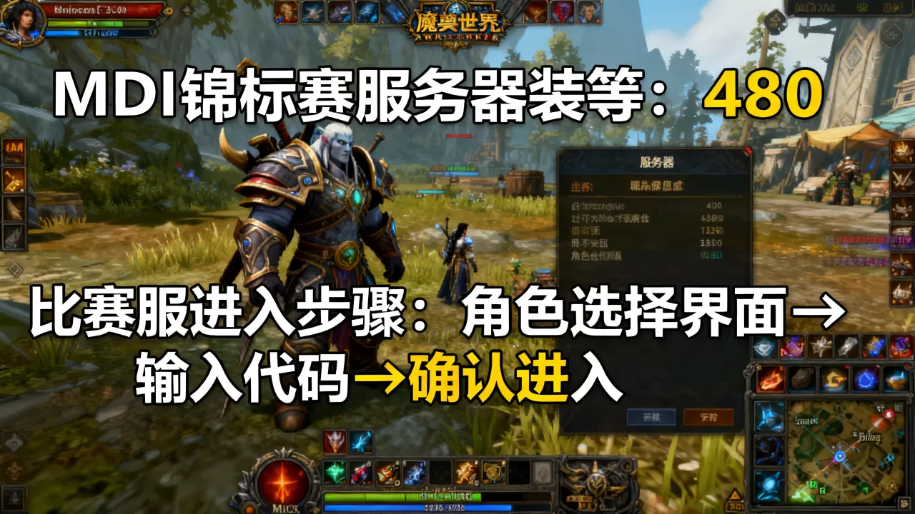 MDI锦标赛服务器装等到底多少?,魔兽MDI比赛服怎么进? MDI锦标赛服务器装等到底多少?,魔兽MDI比赛服怎么进?