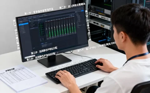 怎么给服务器分配一个ip地址，具体操作步骤是什么？