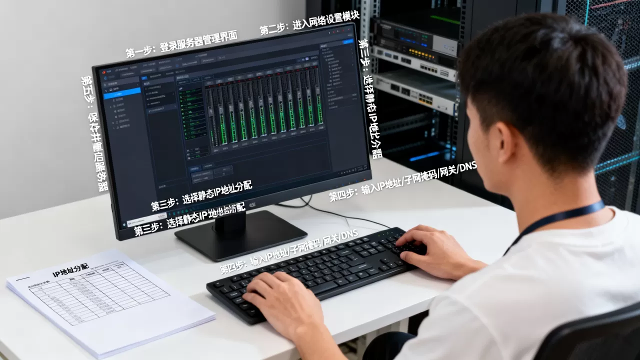怎么给服务器分配一个ip地址,具体操作步骤是什么? 怎么给服务器分配一个ip地址,具体操作步骤是什么?