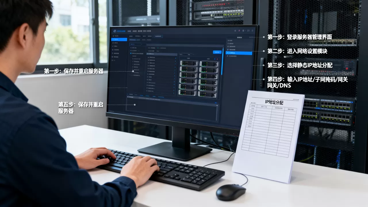 怎么给服务器分配一个ip地址,具体操作步骤是什么? 怎么给服务器分配一个ip地址,具体操作步骤是什么?