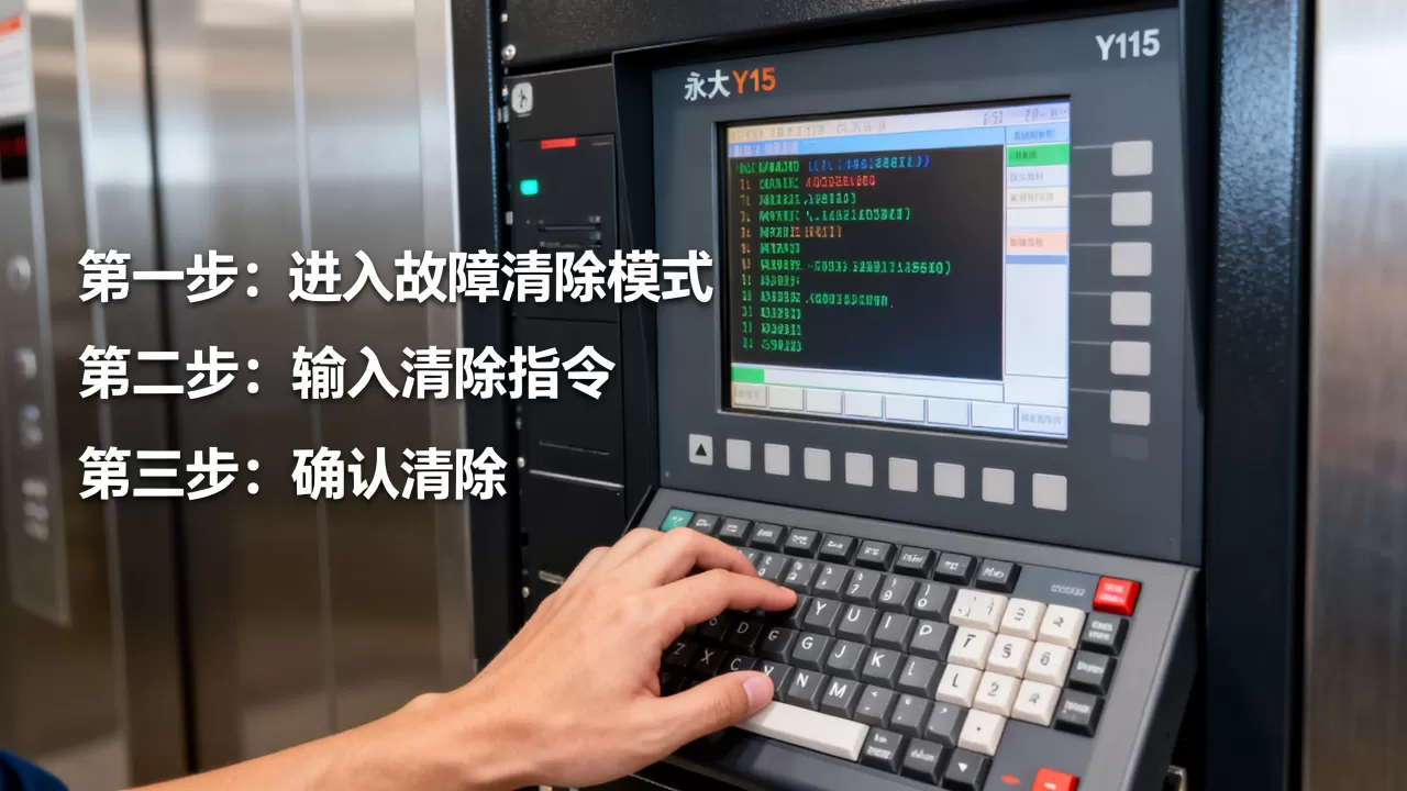 永大Y15电梯服务器怎么清故障,故障代码怎么清除? 永大Y15电梯服务器怎么清故障,故障代码怎么清除?