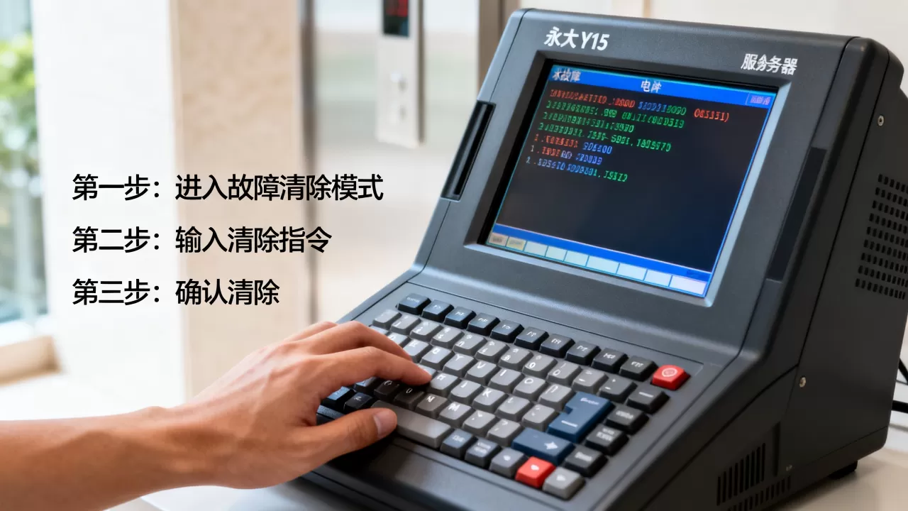永大Y15电梯服务器怎么清故障,故障代码怎么清除? 永大Y15电梯服务器怎么清故障,故障代码怎么清除?