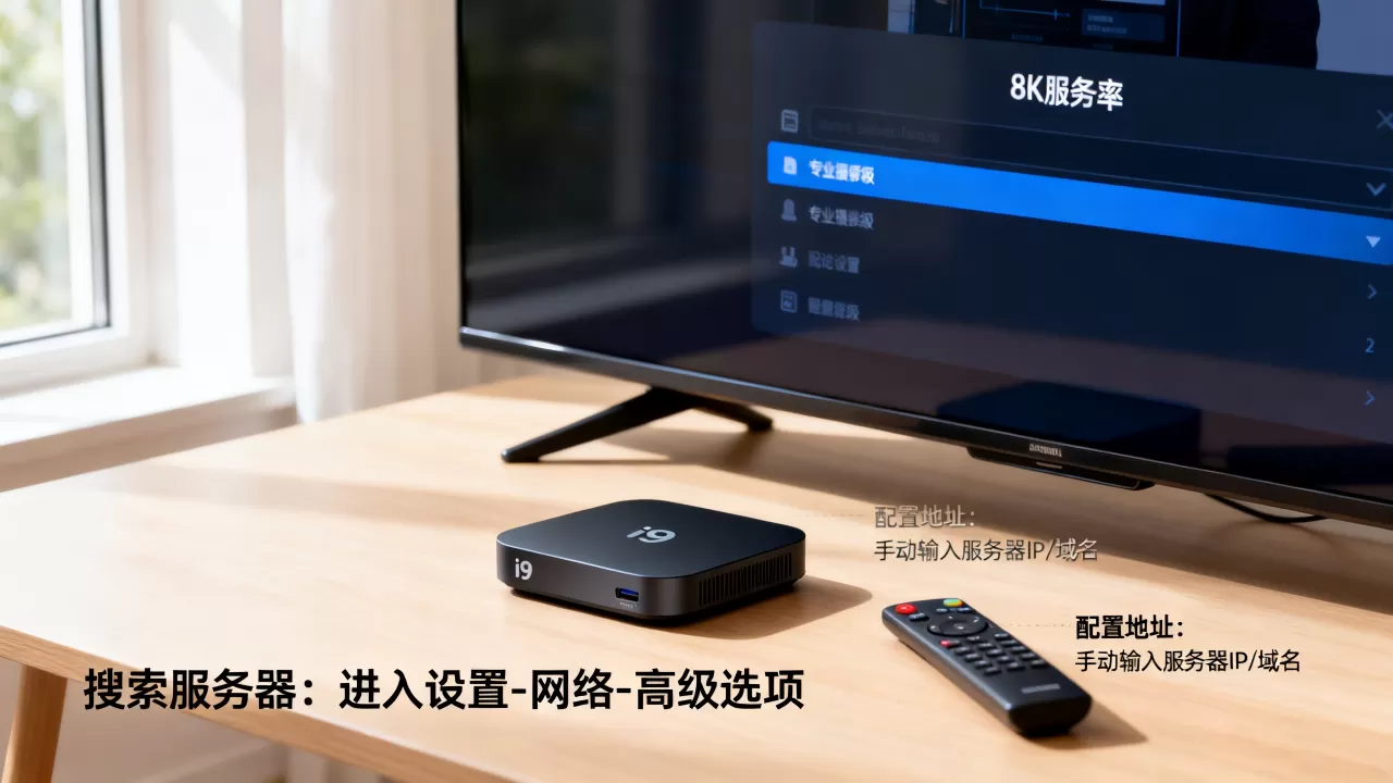 i9机顶盒怎么搜索配置服务器呢,在哪里设置 i9机顶盒怎么搜索配置服务器呢,在哪里设置