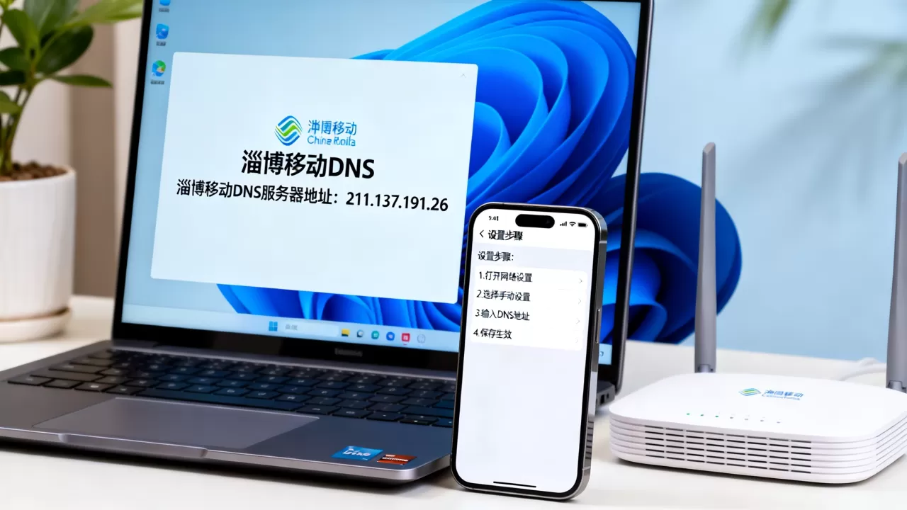 淄博移动DNS服务器地址是多少,怎么设置才能生效? 淄博移动DNS服务器地址是多少,怎么设置才能生效?
