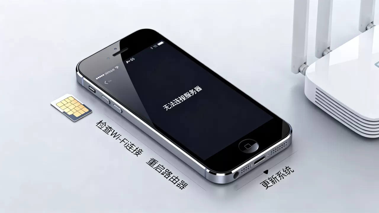 苹果5s无法连接服务器怎么回事,怎么解决? 苹果5s无法连接服务器怎么回事,怎么解决?