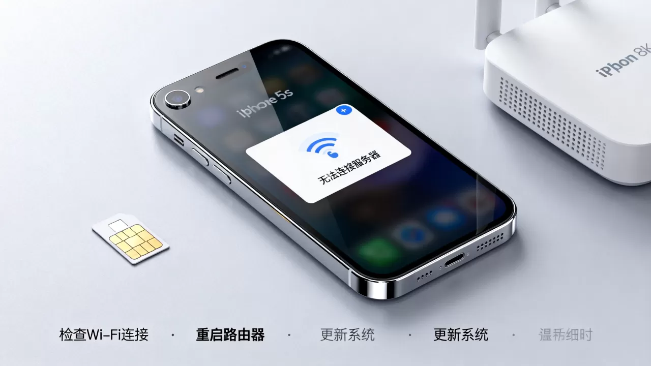 苹果5s无法连接服务器怎么回事,怎么解决? 苹果5s无法连接服务器怎么回事,怎么解决?