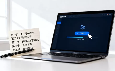 cs2怎么在5e服务器下载,具体步骤是什么