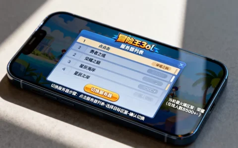 冒险王3ol怎么切换服务器，哪个区服最火爆？