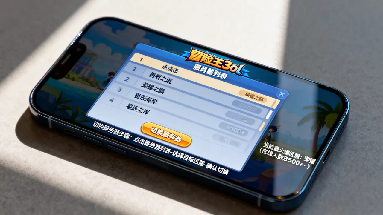 冒险王3ol怎么切换服务器,哪个区服最火爆? 冒险王3ol怎么切换服务器,哪个区服最火爆?