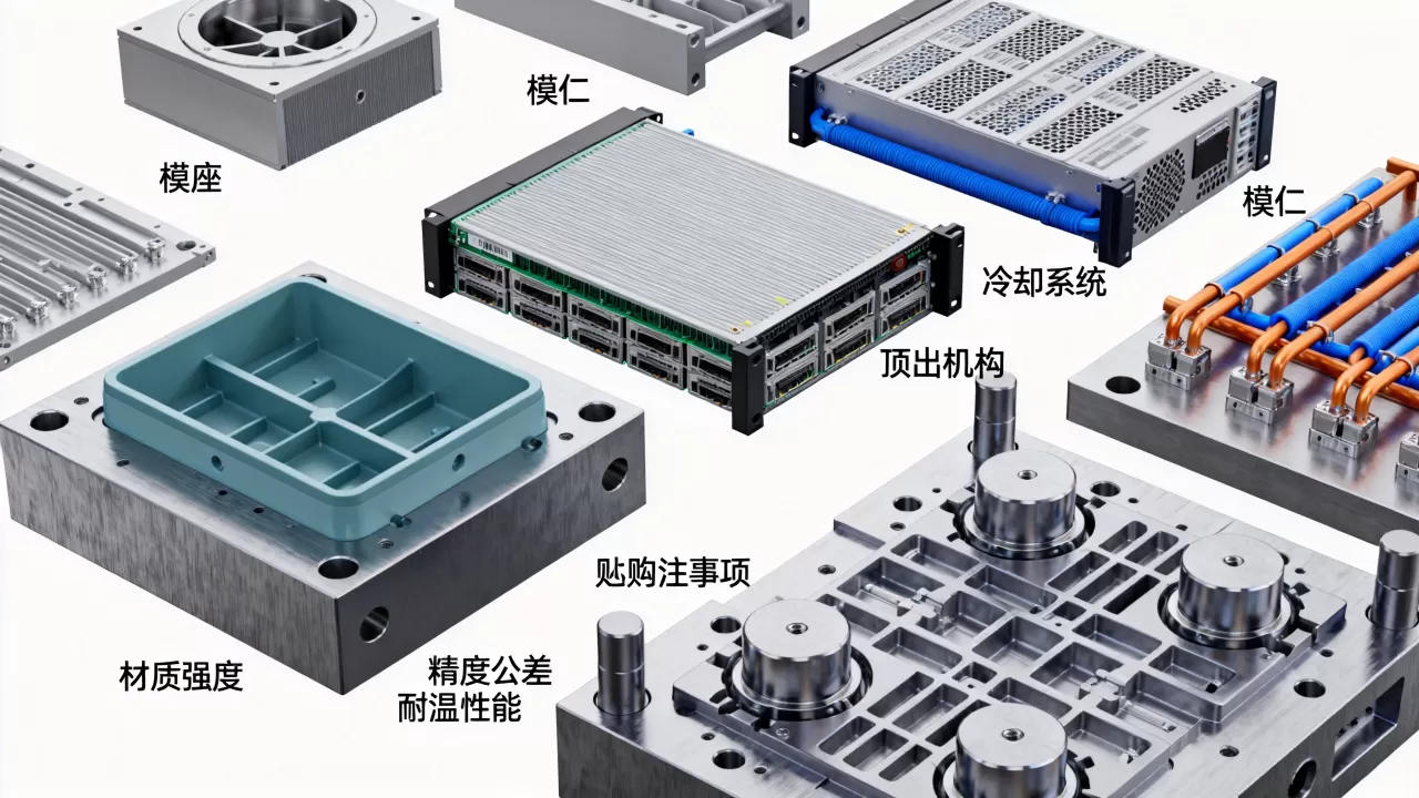 服务器注塑模具都包含哪些部件,选购要注意什么 服务器注塑模具都包含哪些部件,选购要注意什么