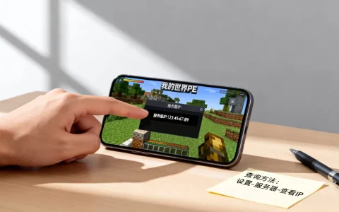 怎么查看我的世界PE服务器IP地址,我的世界PE服务器地址查询方法