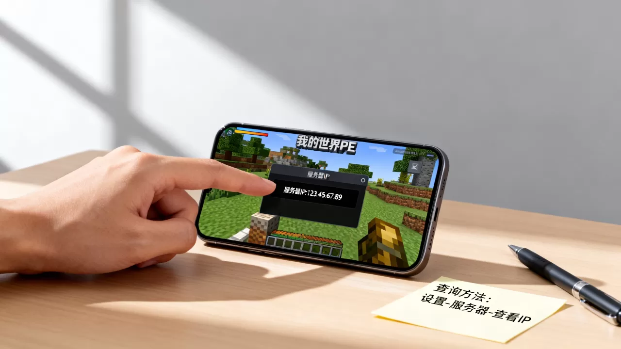 怎么查看我的世界PE服务器IP地址,我的世界PE服务器地址查询方法 怎么查看我的世界PE服务器IP地址,我的世界PE服务器地址查询方法